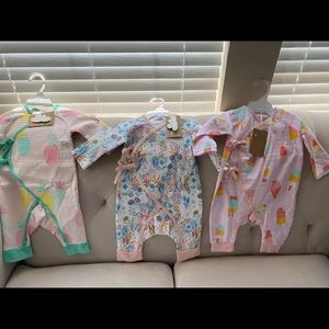 Angle Dear wrap coveralls one piece bundle of 3